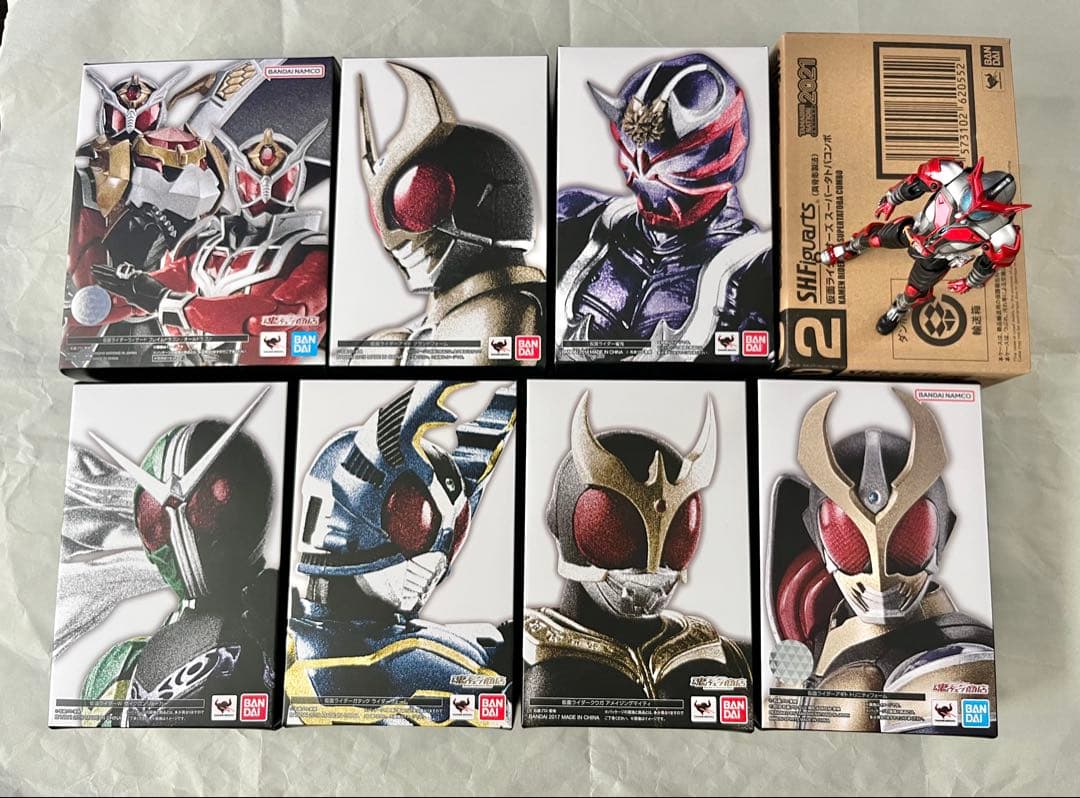真骨彫製法　仮面ライダー　9個セット