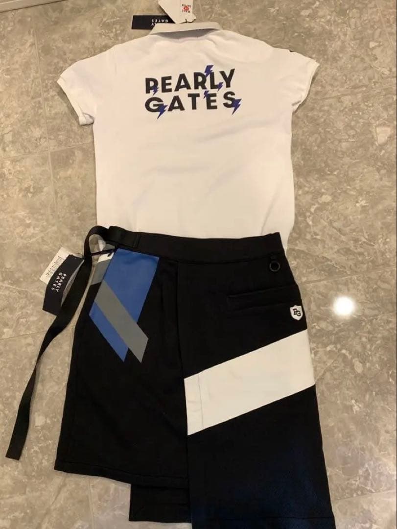 新品タグ付きPEARLY GATES ポロシャツスカートコーディネート2点セット