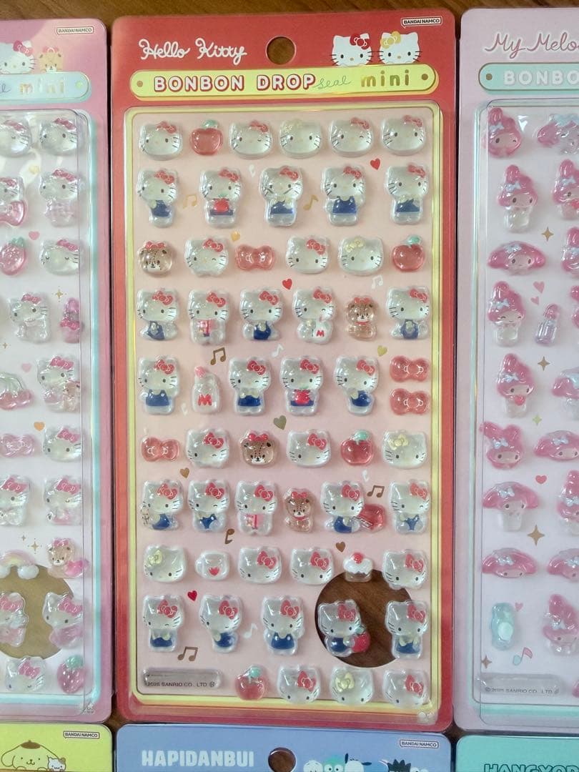 【正規品】サンリオ ボンボンドロップシールミニ コンプリートセット