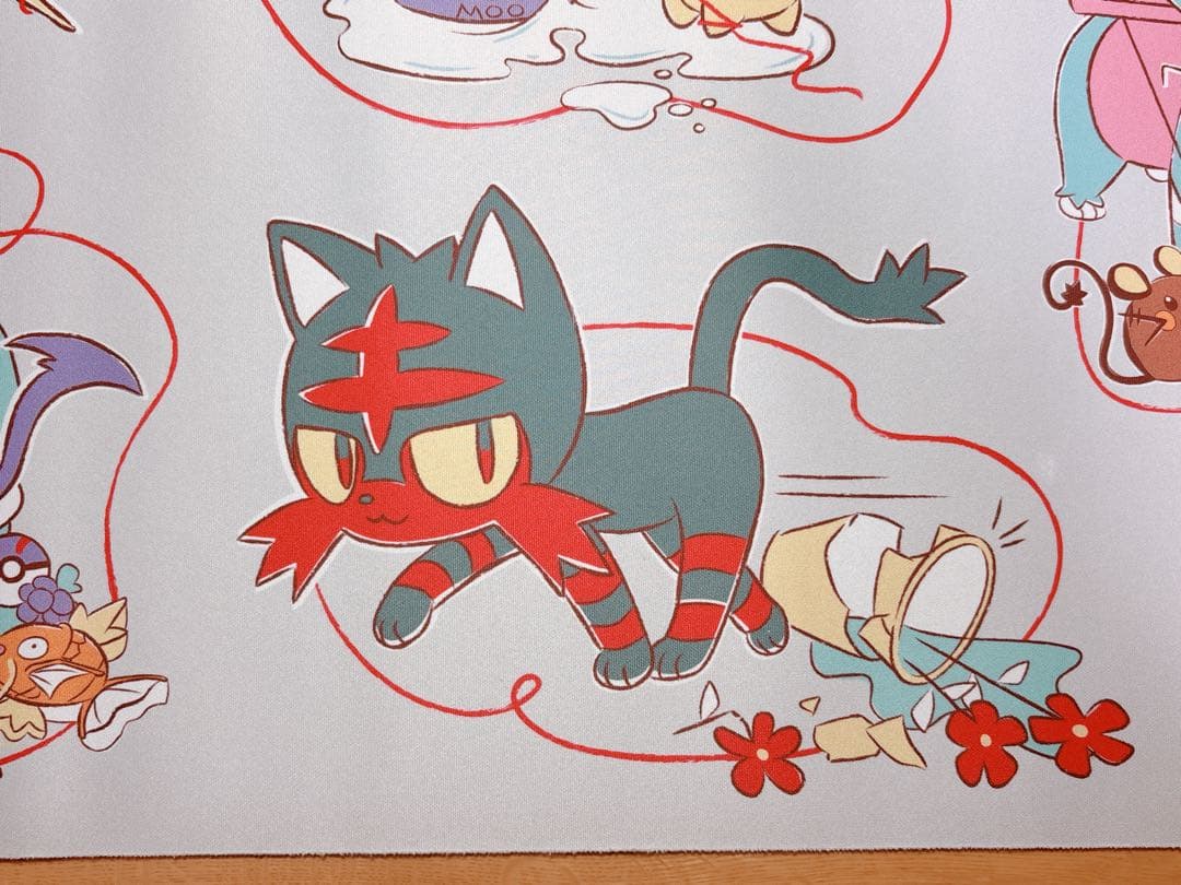 【中古品】ポケモンカード プレイマット ニャビー プレイハウス ねこびより　1枚