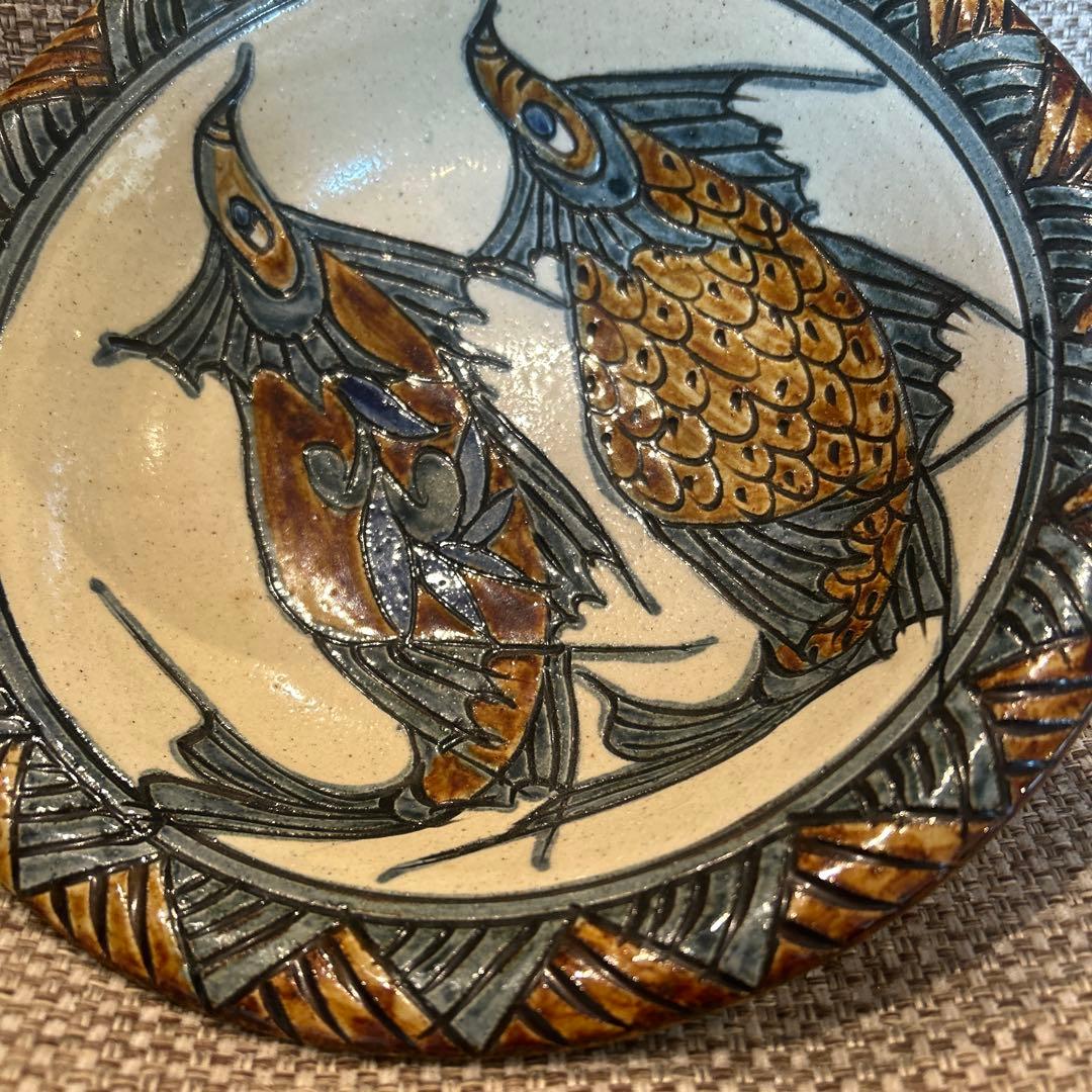 琉球　沖縄　壺屋焼　民藝　深皿