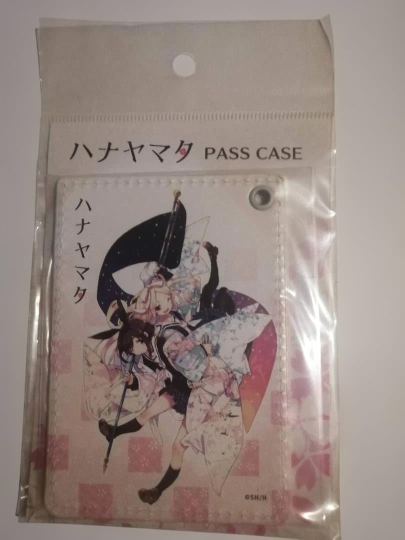 ハナヤマタ　パスケース　合皮