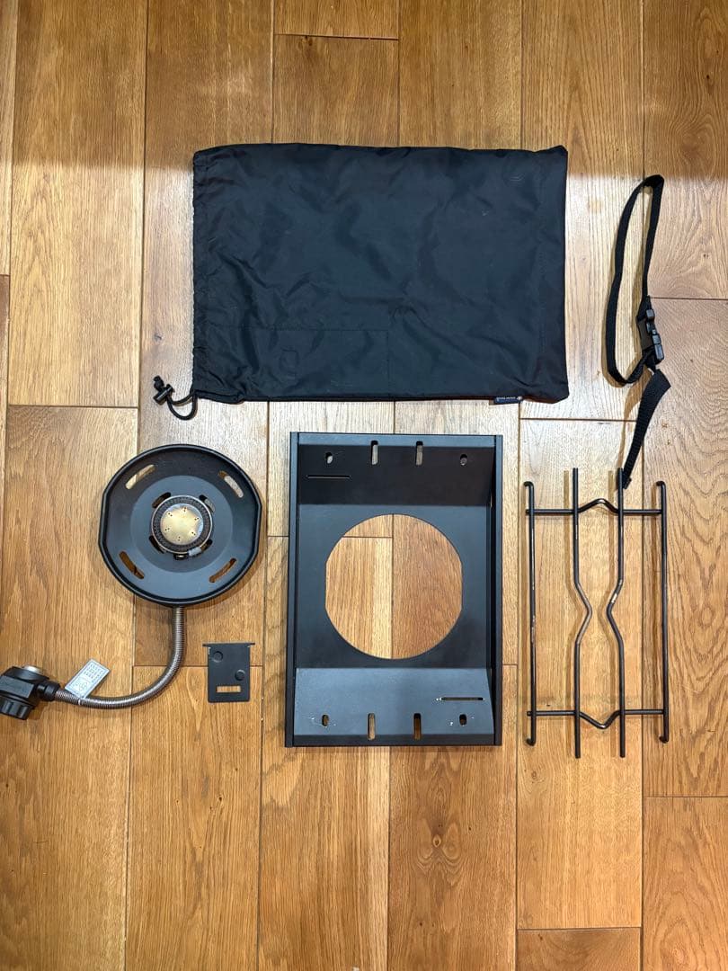 スノーピーク　フラットバーナー　マットブラック加工済み