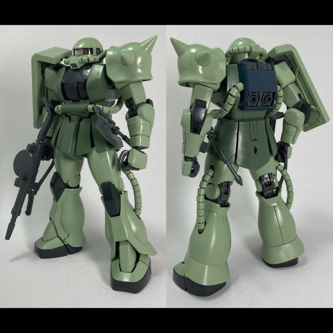MG ザク 2.0 30th版&ホワイトオーガー仕様 素組み2体セット