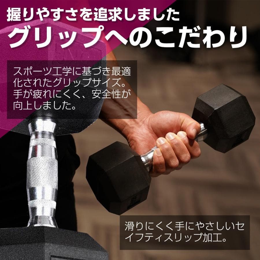 ダンベル 鉄アレイ 20kg 2個セット 40kg六角ダンベル 筋トレB623