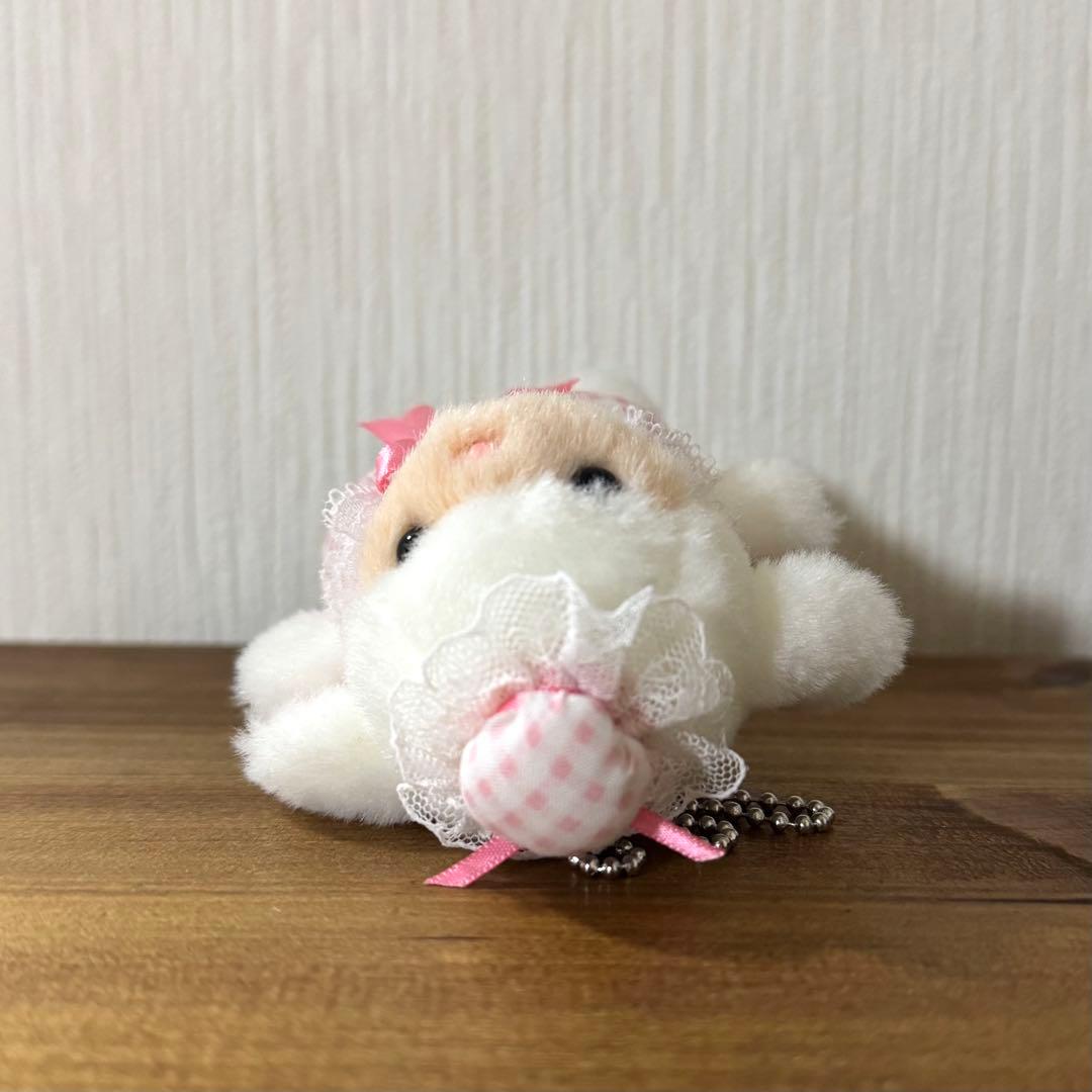 たけのこ ジョイフルメイト プチぶらんでーとB/C ヒツジ ぬいぐるみ レトロ