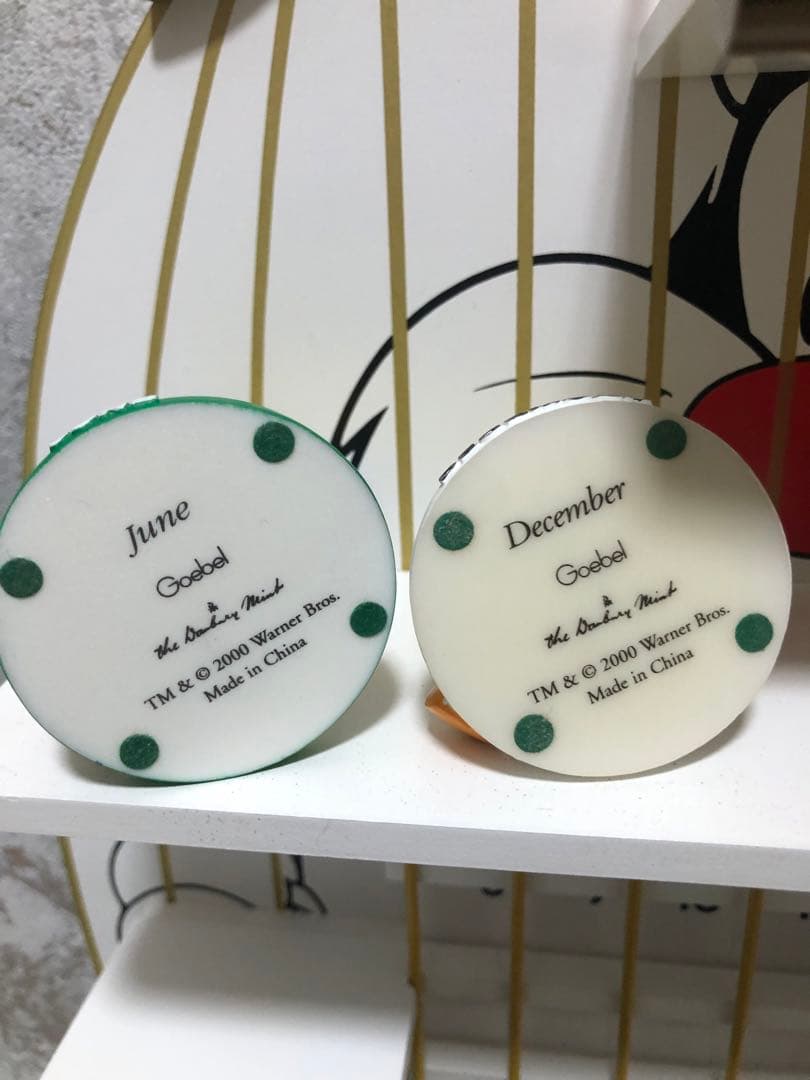 ルーニーチューンズトゥイーティーフィギュア鳥かご壁掛けカレンダーUSコレクター品