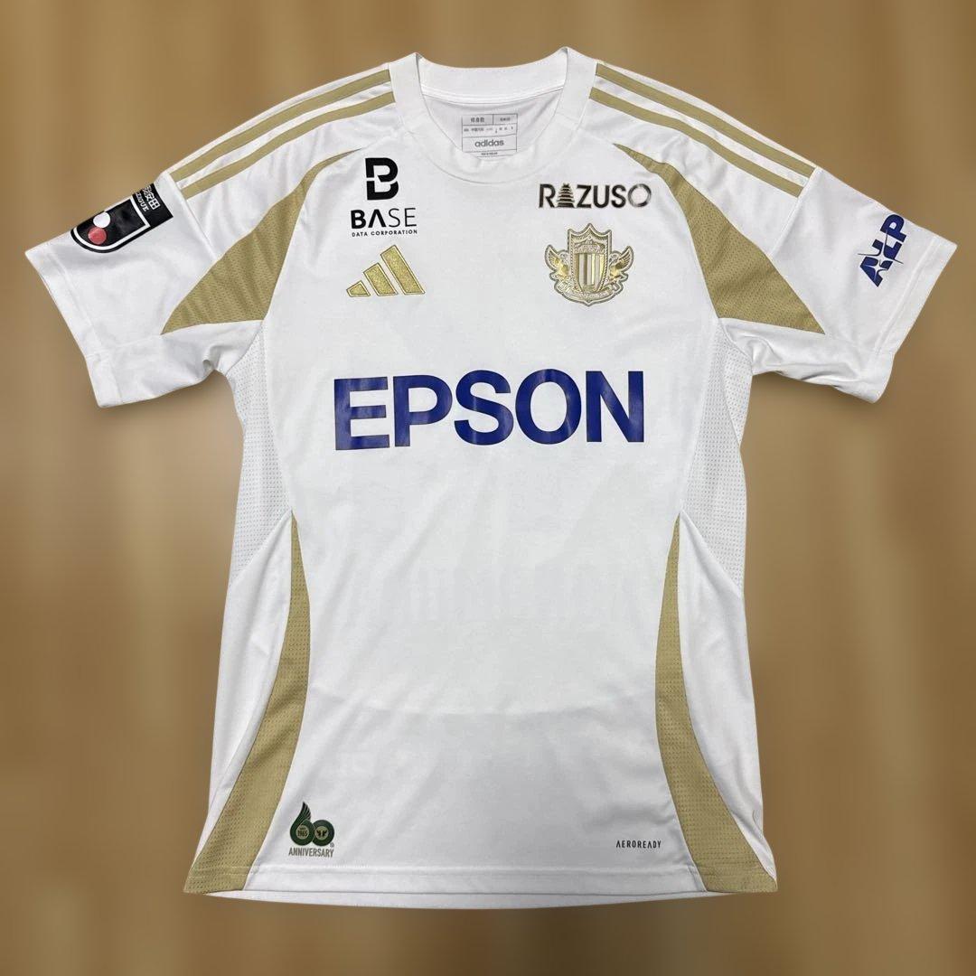 松本山雅 2025 2nd ユニ Mサイズ 背番号44 クラブ創設 60周年記念