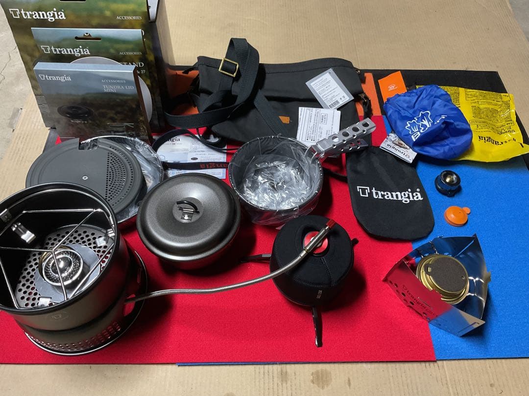 トランギア・ストームクッカーSブラックバージョン新品未使用オプション付属品多数