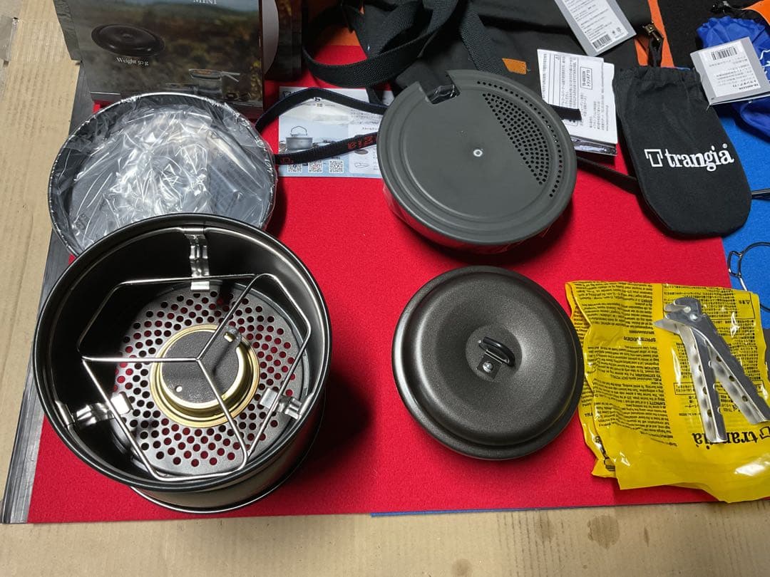 トランギア・ストームクッカーSブラックバージョン新品未使用オプション付属品多数