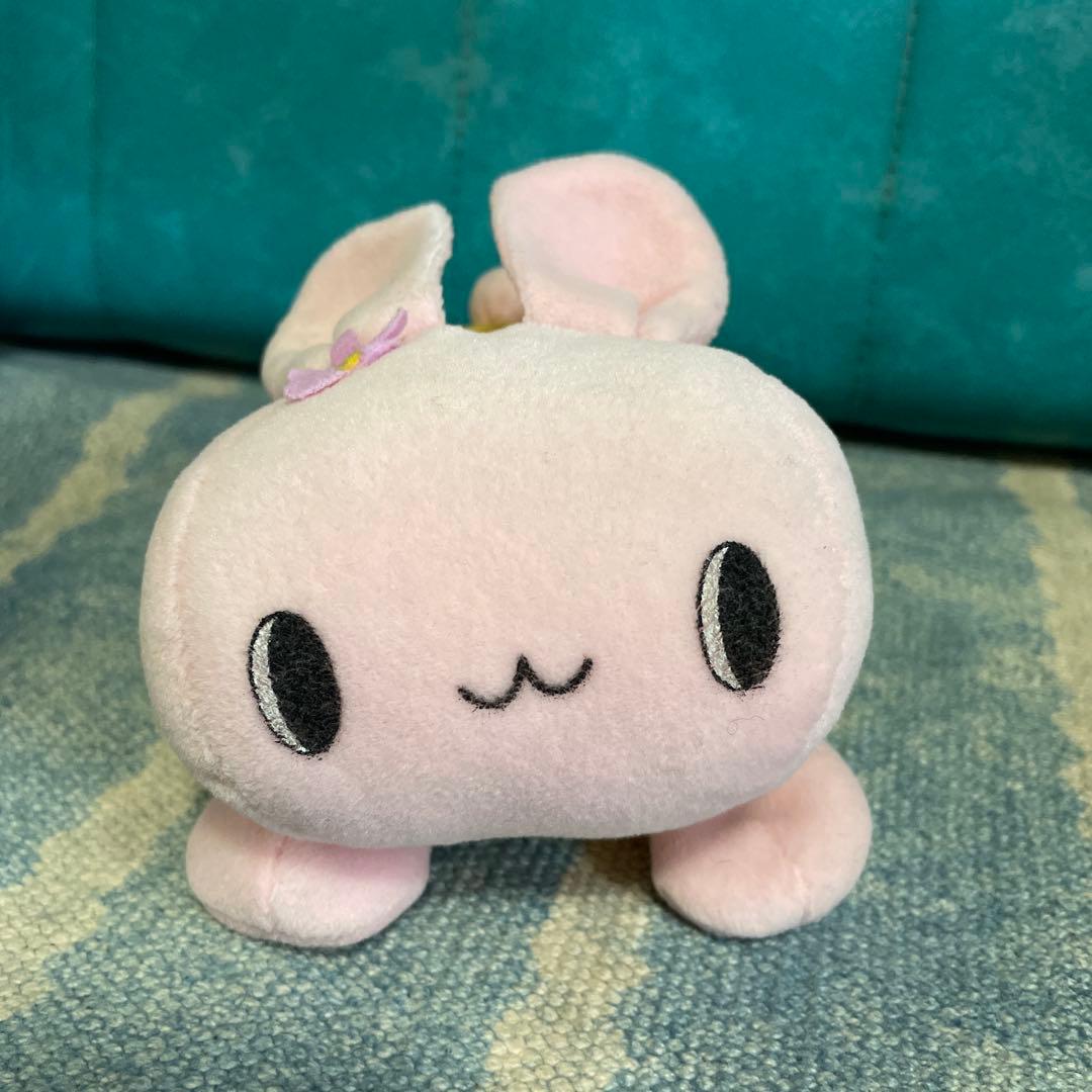 シナダ　うさぎ　ぬいぐるみ　ピンク