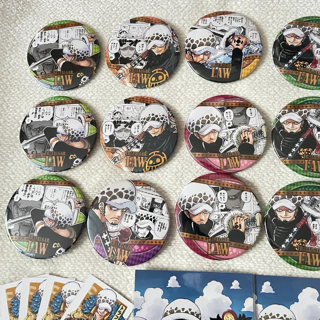 ONE PIECE　ワンピース　トラファルガーロー　缶バッジ　ポストカード