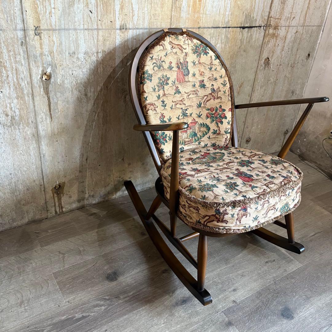 ERCOL グランドマザー　ロッキングチェア　ヴィンテージ　アーコール　希少