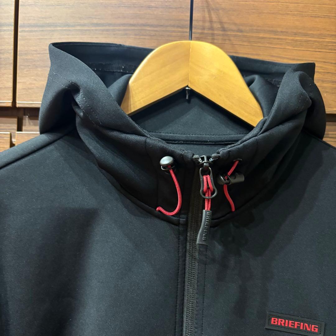BRIEFING GOLF 3Dロゴパーカー　ブラック　メンズL