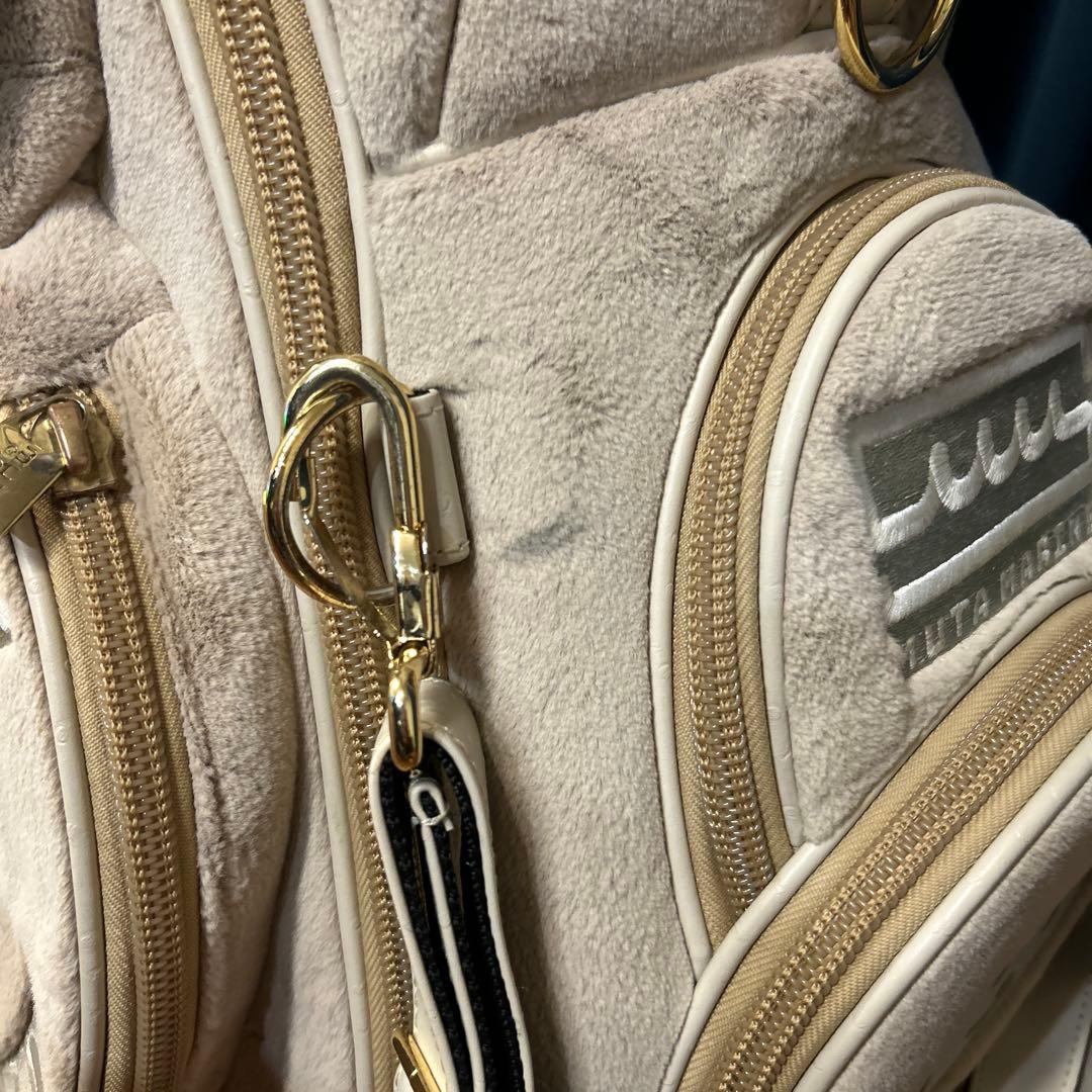 ムータマリンゴルフ　エコファー　キャディバッグ　ベージュ