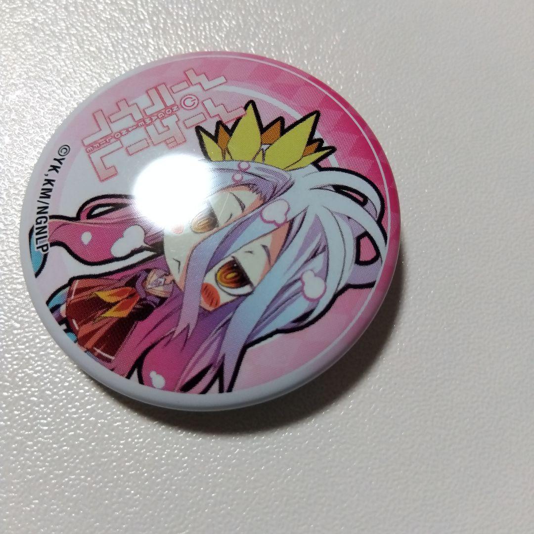 【ノーゲーム・ノーライフ】白 コミケ 85 配布 ミニキャラ 缶バッジ