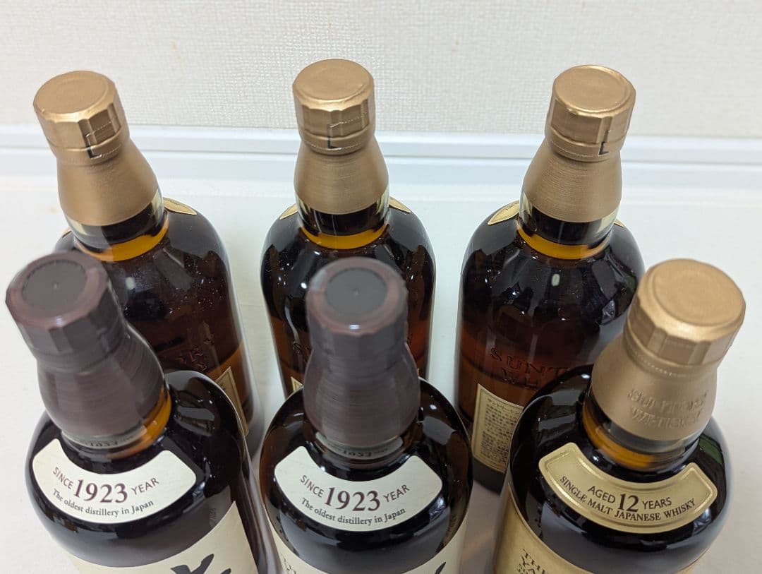 山崎ウイスキー 12年 4本+ノンエイジ2本 セット