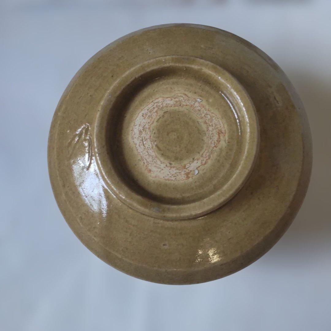 美濃 昌山窯 今井紀明 作 黄瀬戸 胴紐茶碗 共箱 共布 栞 茶碗 抹茶碗 新品