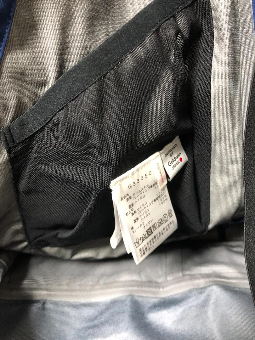 未使用 Goldwin メンズ2024 3L Bib G33350 M 紺 青