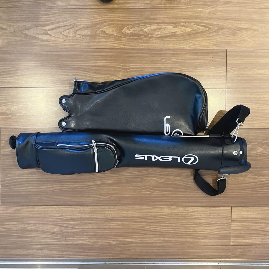 未使用品　レクサス　Lexus ゴルフキャディバッグ　セルフスタンド練習用バッグ