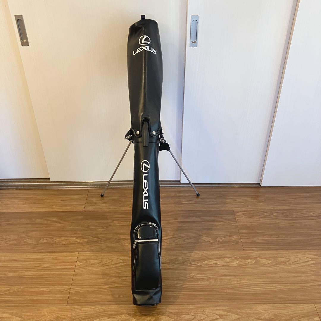 未使用品　レクサス　Lexus ゴルフキャディバッグ　セルフスタンド練習用バッグ