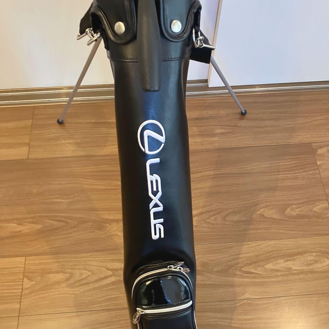未使用品　レクサス　Lexus ゴルフキャディバッグ　セルフスタンド練習用バッグ