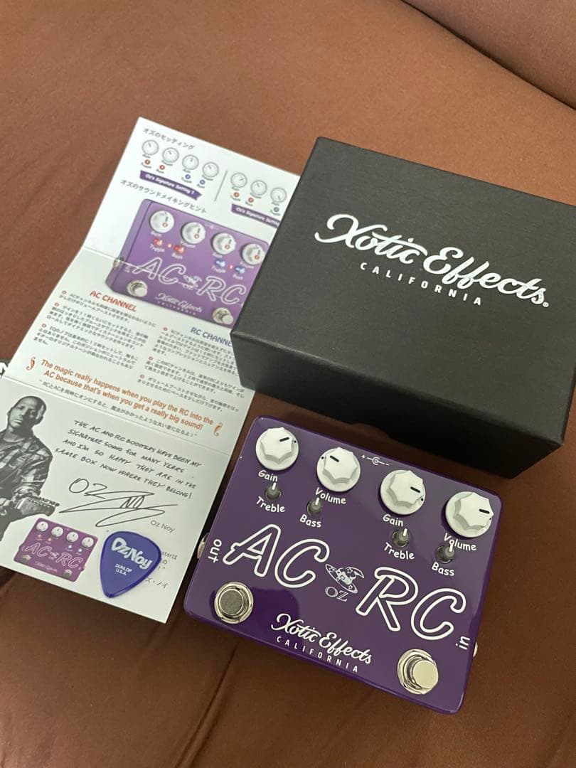 最終価格【美品】Xotic AC/RC-OZ Oz Noy☆オーバードライブ