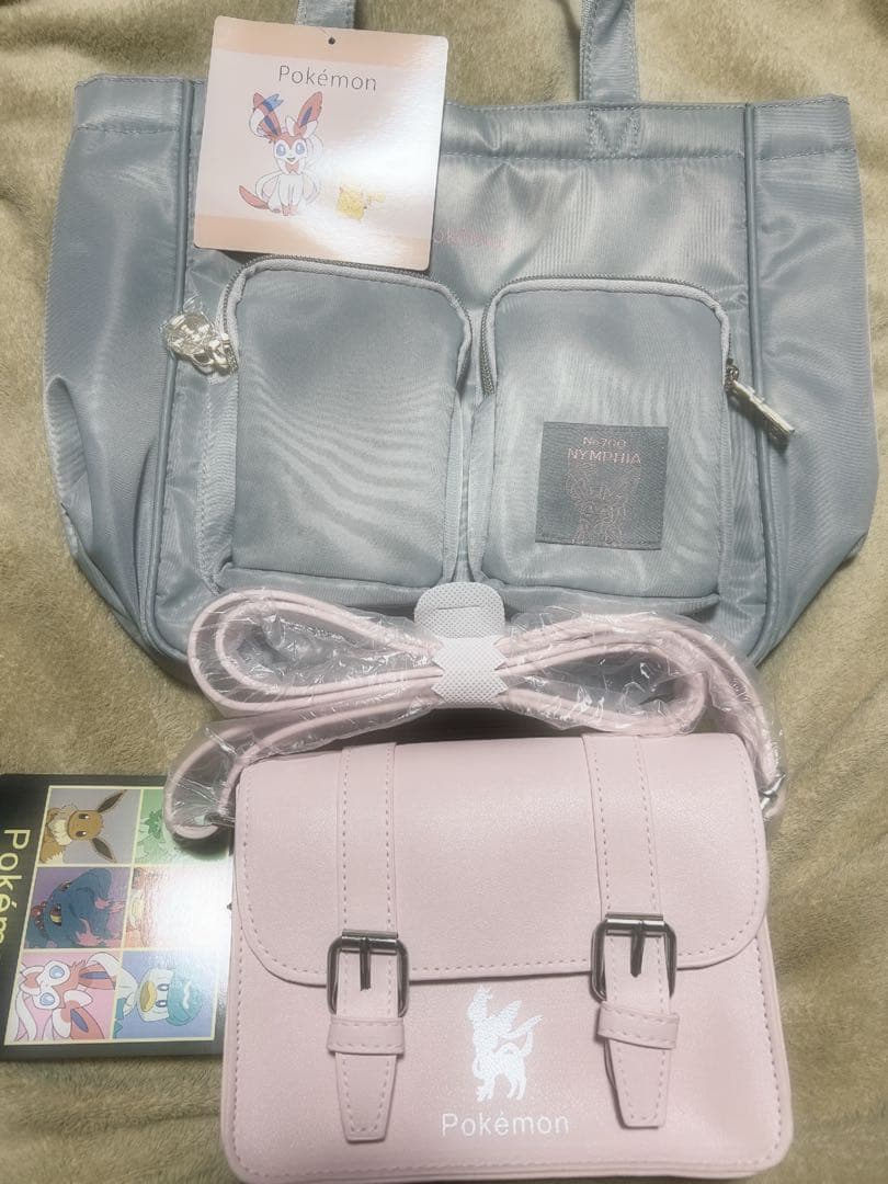 ポケモン ニンフィア サッチェルバッグ　トートバッグ2点セット