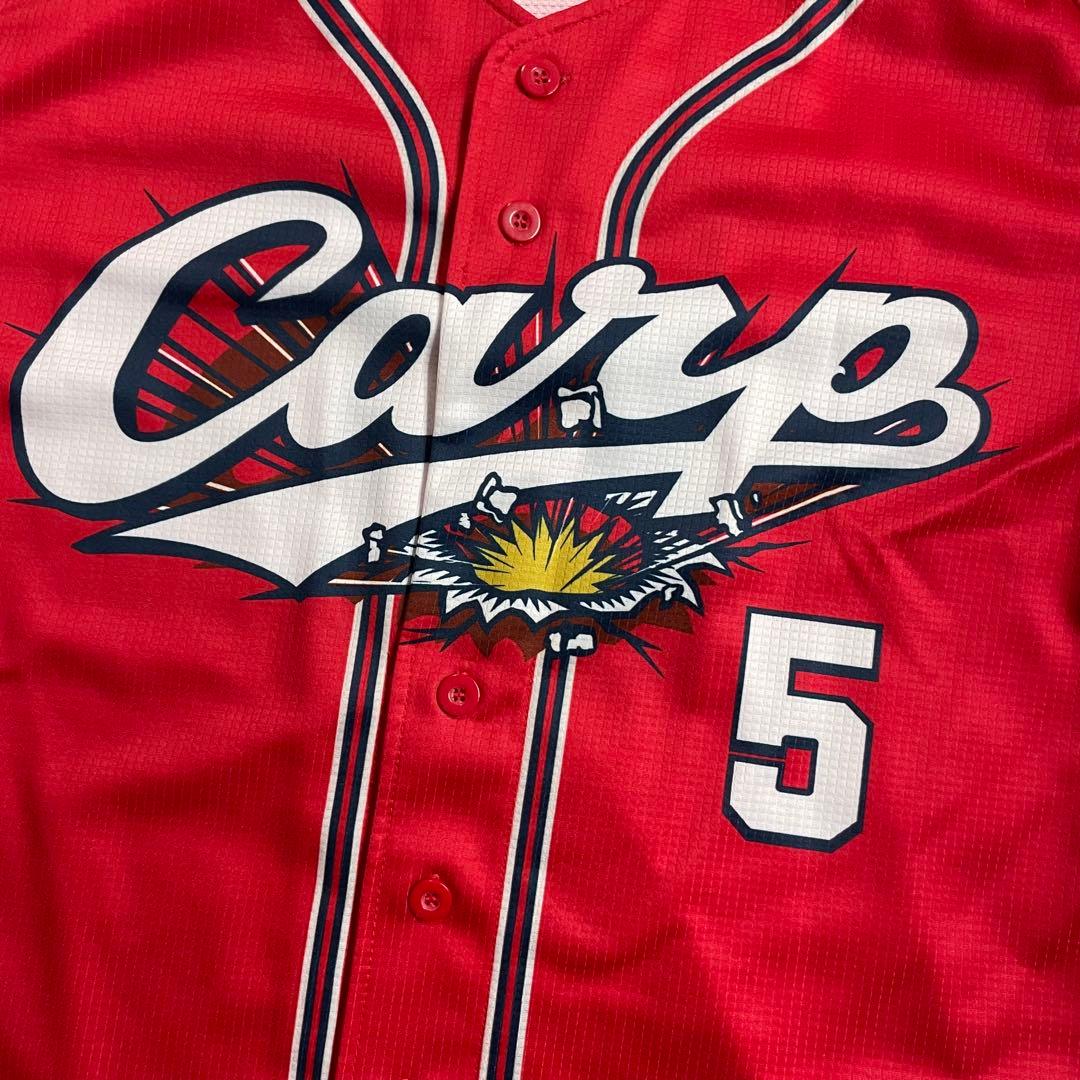 ◯広島東洋カープ ドッカンユニフォーム バリバリ Tシャツ 長野選手