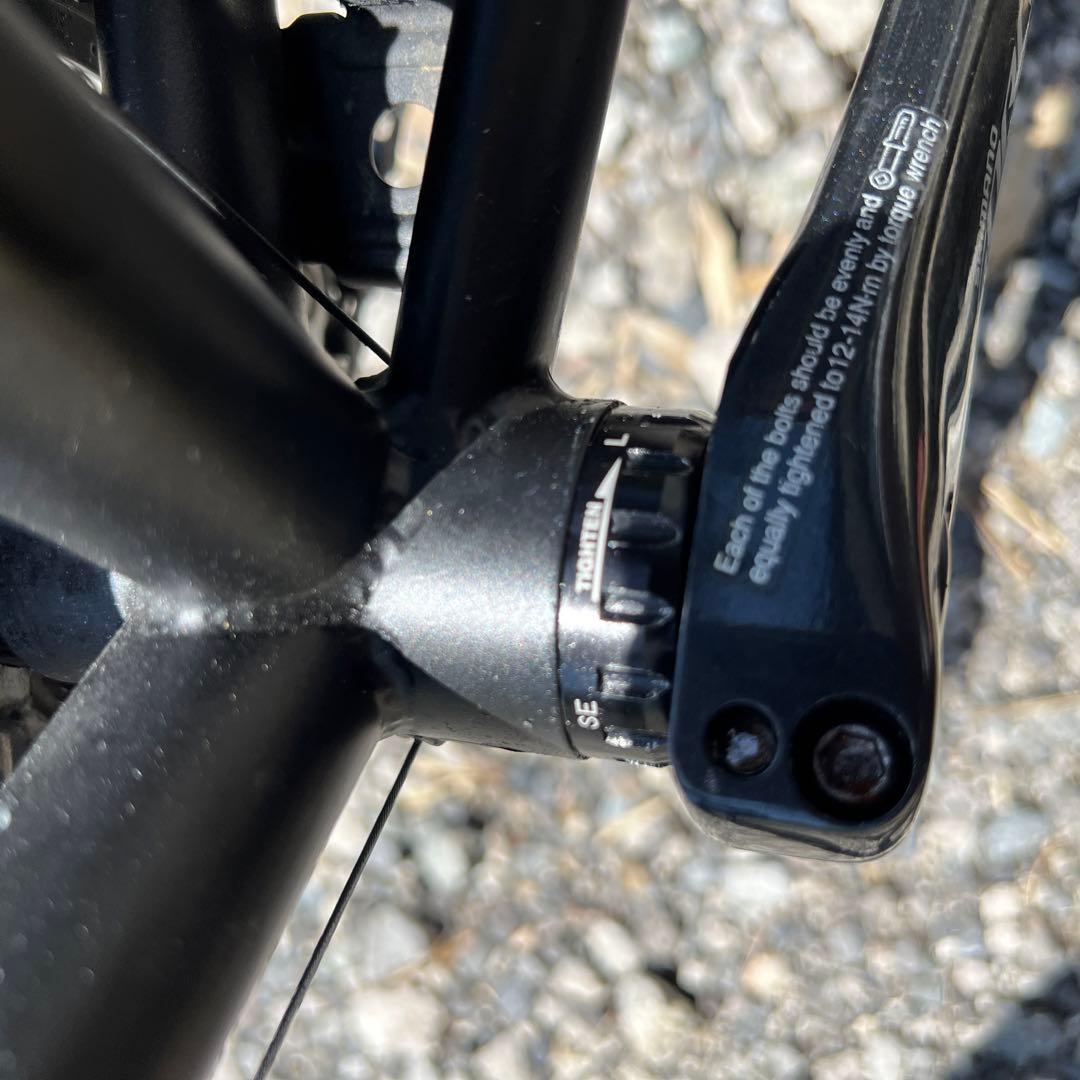 【引取限定】クロモリ ロードバイク SORA コンポ マットブラック 黒