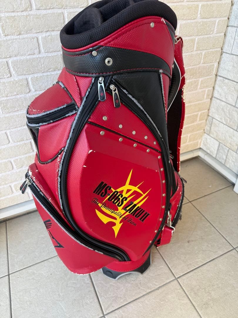 ガンダム MS-06S ZAKUⅡ シャア専用ザク　ゴルフ用キャディバッグ