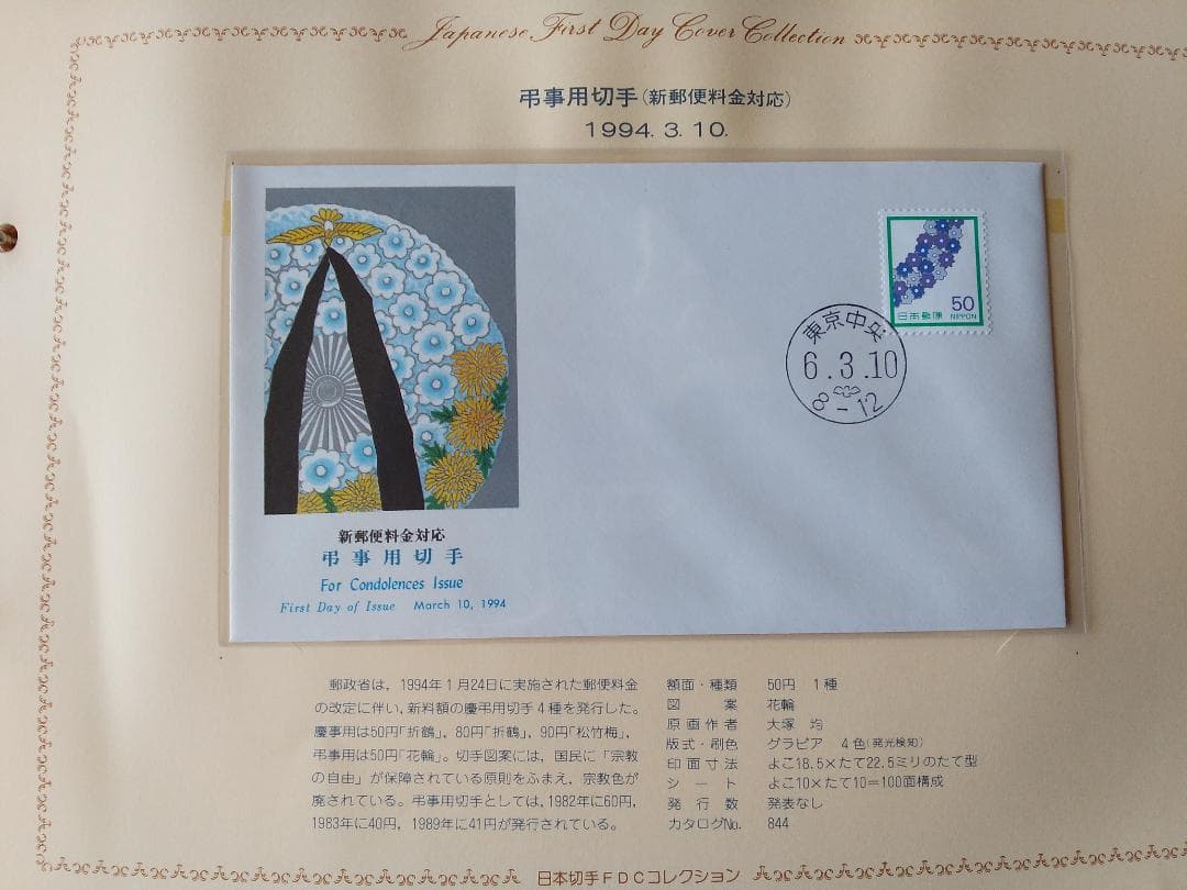 初日カバー 1994年 平成6年 戌年 記念切手 切手 36通 ファイル 新品
