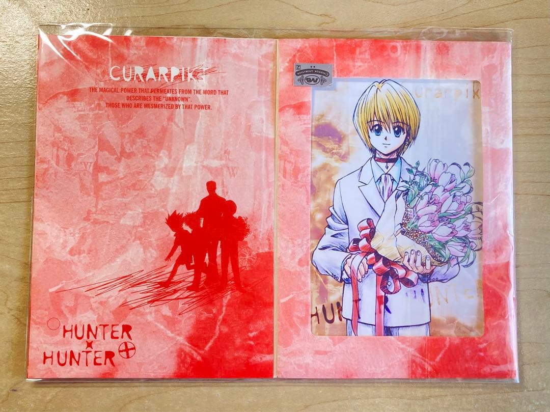 新品未使用　HUNTER x HUNTER クラピカ ブロマイド 旧アニメ版