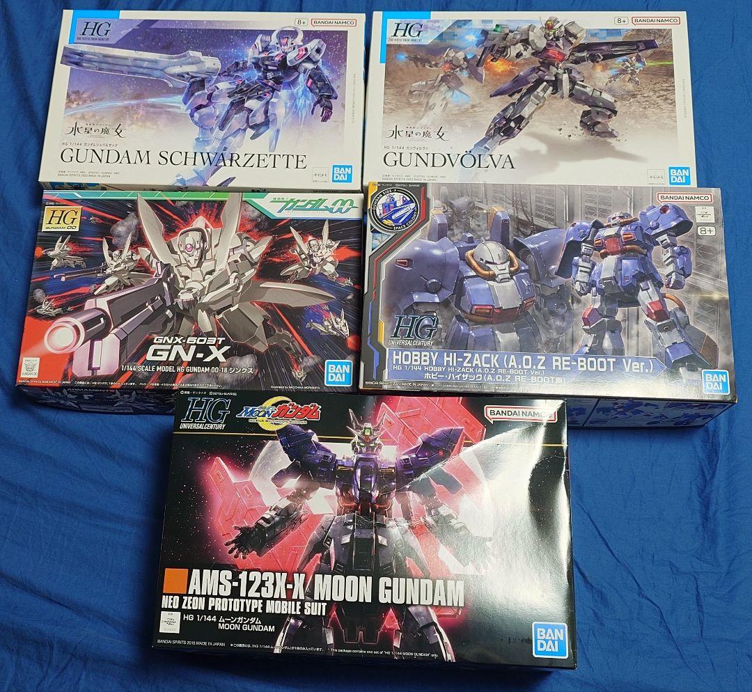 ガンプラまとめ売り　５体セット