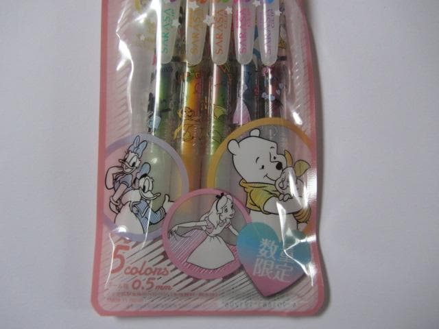 ゼブラ サラサクリップ マーブルカラー 10パックSet 5色セット ディズニー