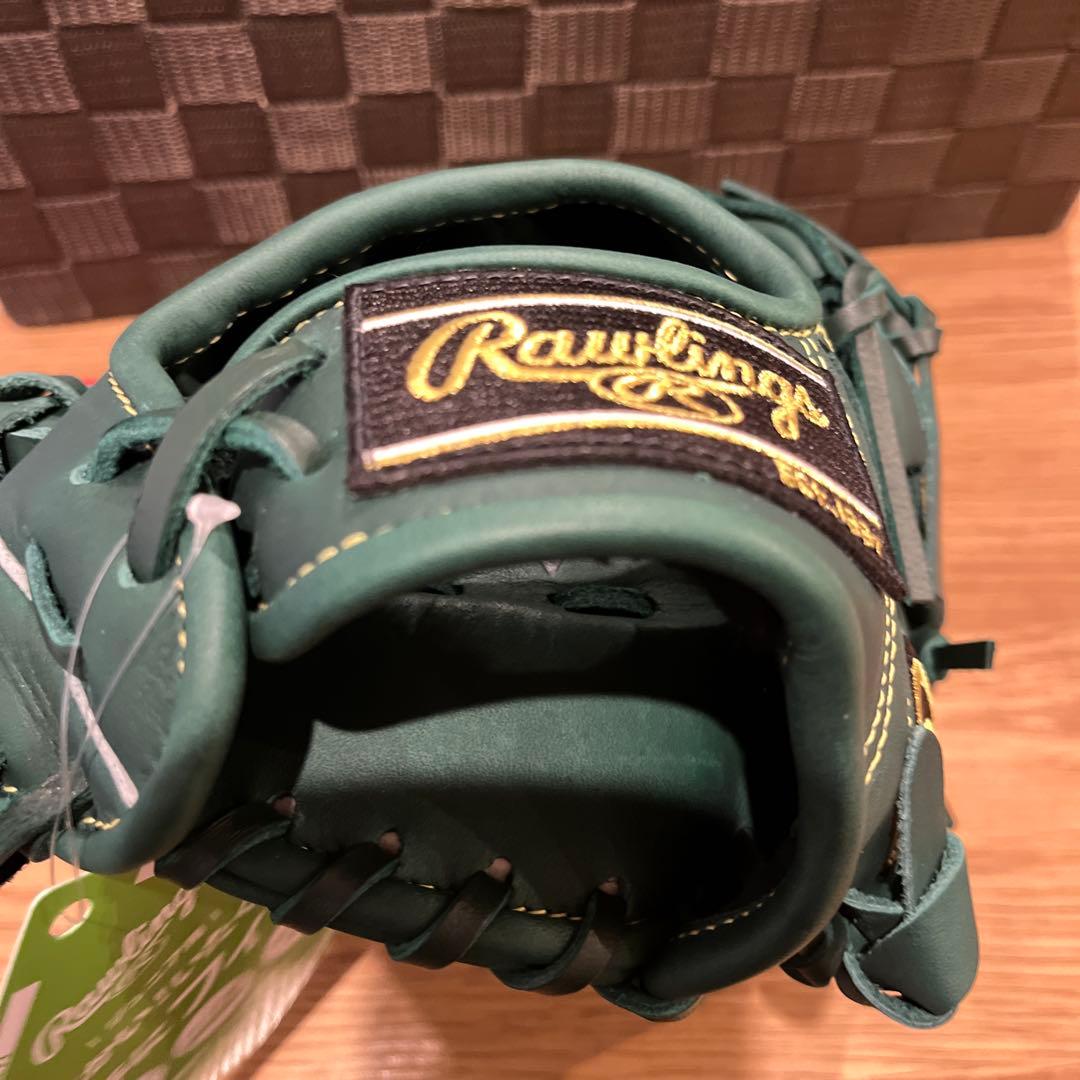 新品値下げ中軟式少年用ローリングスJr.ハイパーテックR9N6L1ダークグリーン