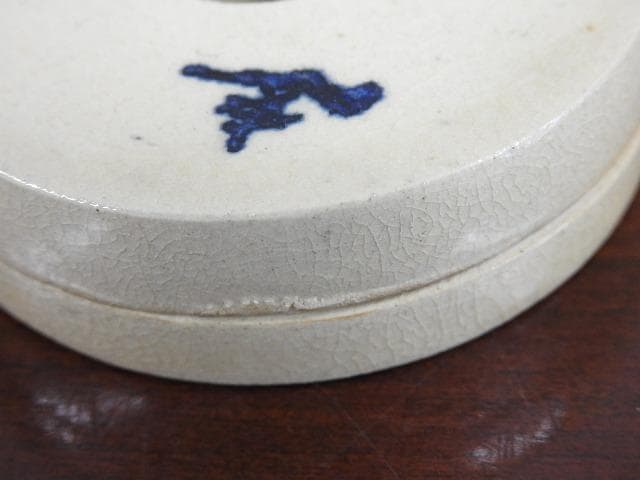 仁清写　くわら香合　砂山造打出焼　共箱　Ｍ672