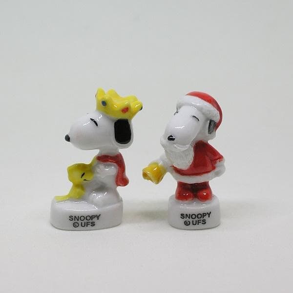 Snoopy（スヌーピー）のフェーヴ／全10個／2003年／ポースレン製