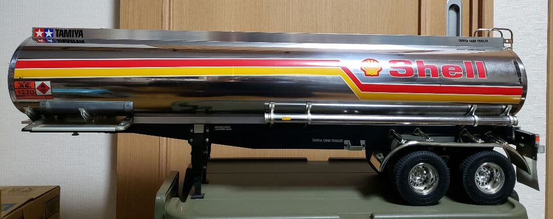 美品　タミヤ SHELL タンクトレーラー 1/14　　タンクローリー　ラジコン