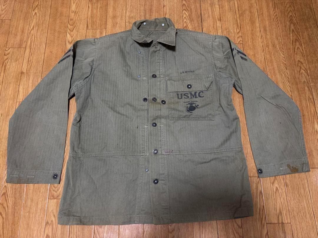 米軍 実物 USMC P-44 HBTジャケット