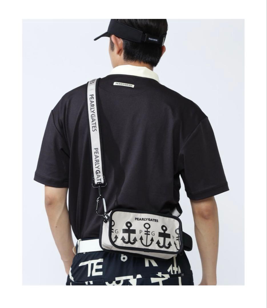 新品PEARLY GATES パーリーゲイツアンカー柄ショルダーバッグ
