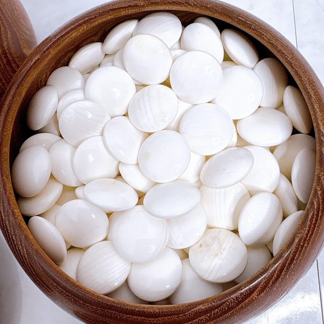 碁石　囲碁 碁笥 蛤碁石 那智黒 34号