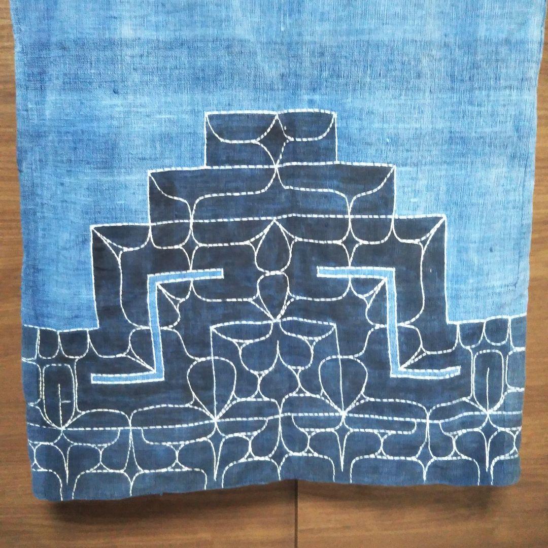 (値下げ)アイヌ着物　切り伏せ刺繍