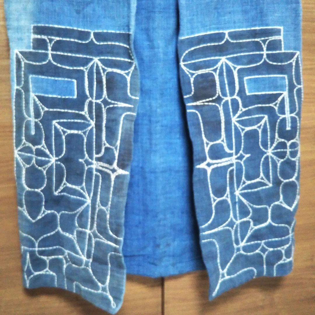 (値下げ)アイヌ着物　切り伏せ刺繍