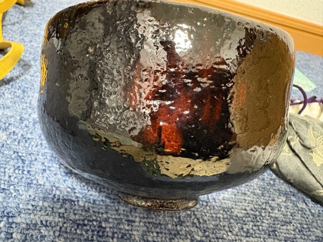 カ*カ様 玄々斎　6代大樋　黒茶碗　茶道具