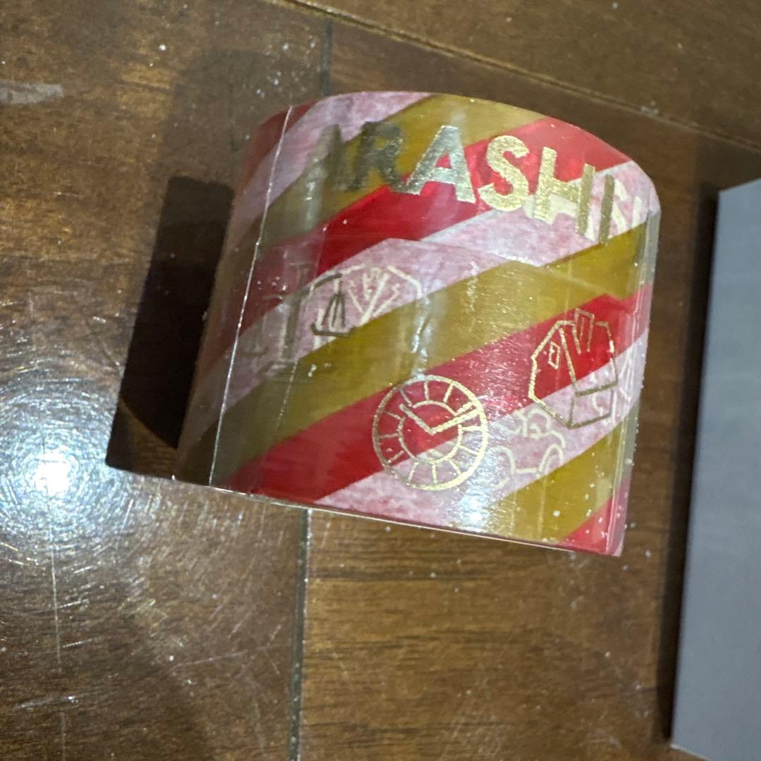 嵐を旅する展覧会 スワロフスキー シルバー 赤 5×20 記念品 フォトフレーム