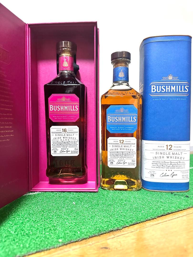Bushmills 12年・16年シングルモルトウイスキーセット