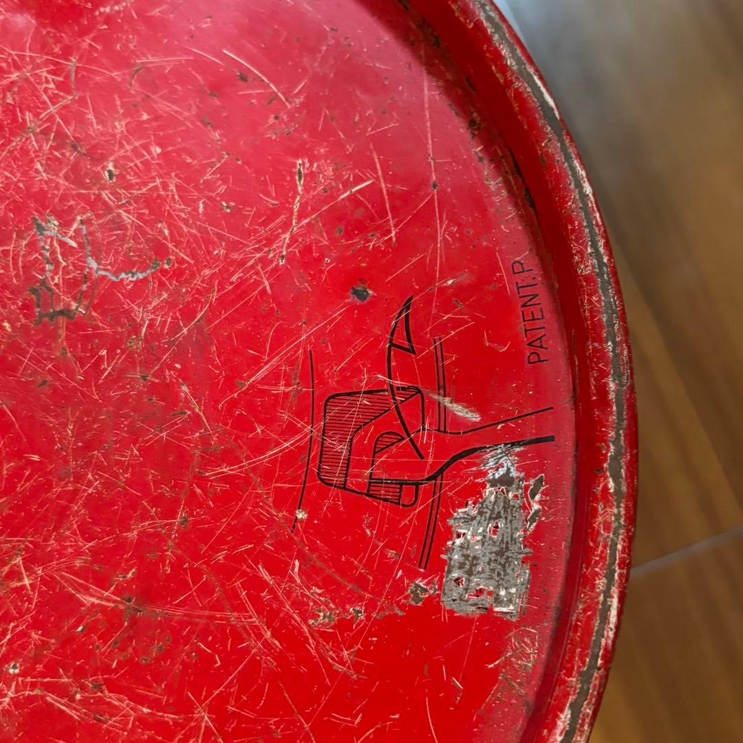 ⭐︎専用⭐︎【ESSO】ヴィンテージオイル缶　蓋付