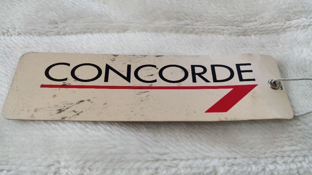 【希少】コンコルド プラスチック製 荷物ネームタグ（エアライン）