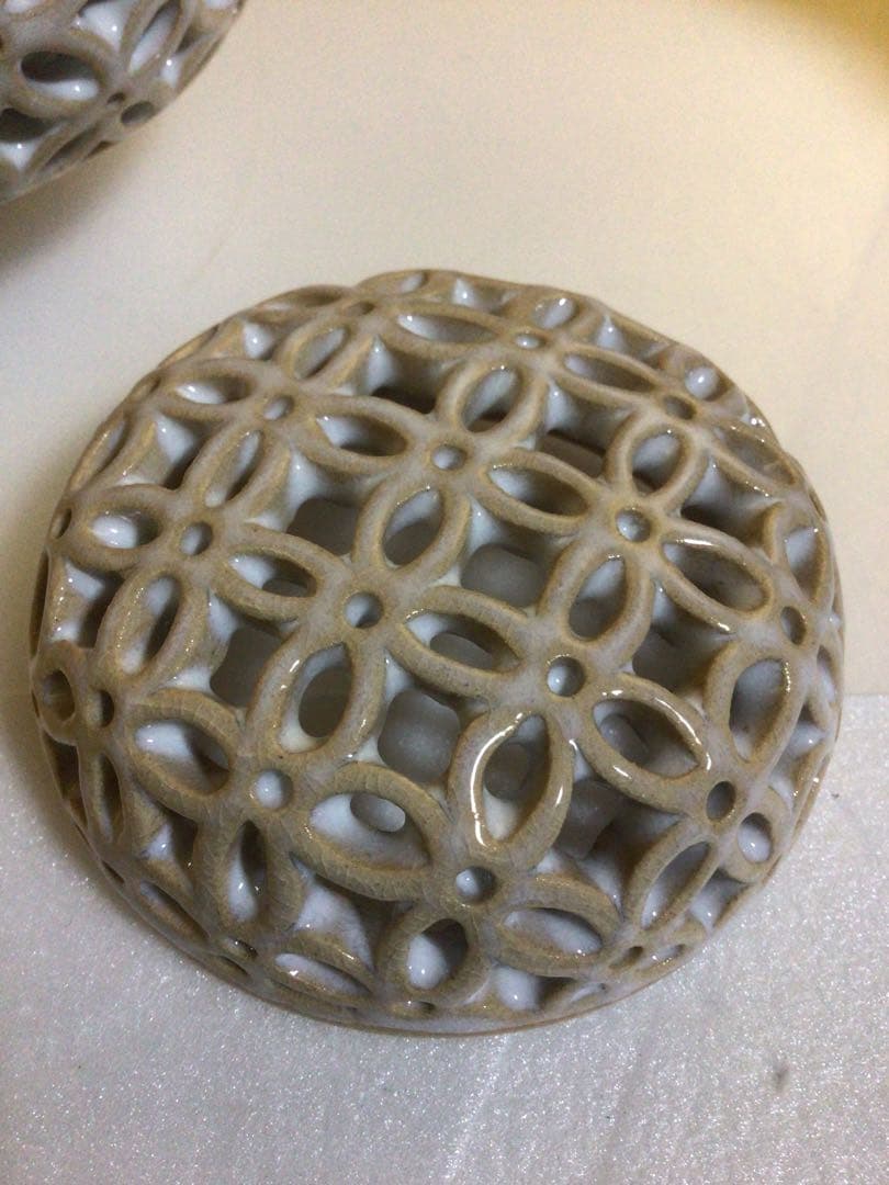 萩焼 香炉 共箱付き